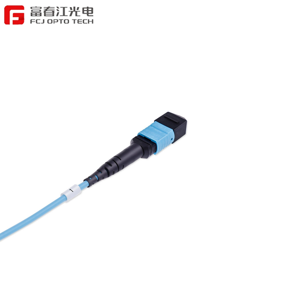 Optic Fiber Patch Cord mm 50/125um Trunk Cable Polarity a MPO/Mpt MPO (Male) -MP (Male) Fiber Optic Jumper