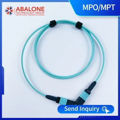 Abalone OEM & ODM MPO/Mpt APC 12 atténuateur de Fiber femelle à mâle câble de Fiber optique cordon de raccordement à Fiber optique avec connecteur